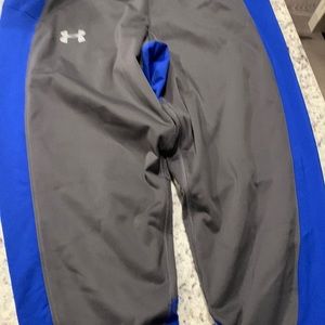 Men’s black and blue under Armour joggers excellent condition